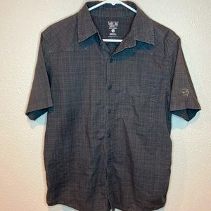 Mountain Hardwear Short Sleeve Button Western Shirt - Slate